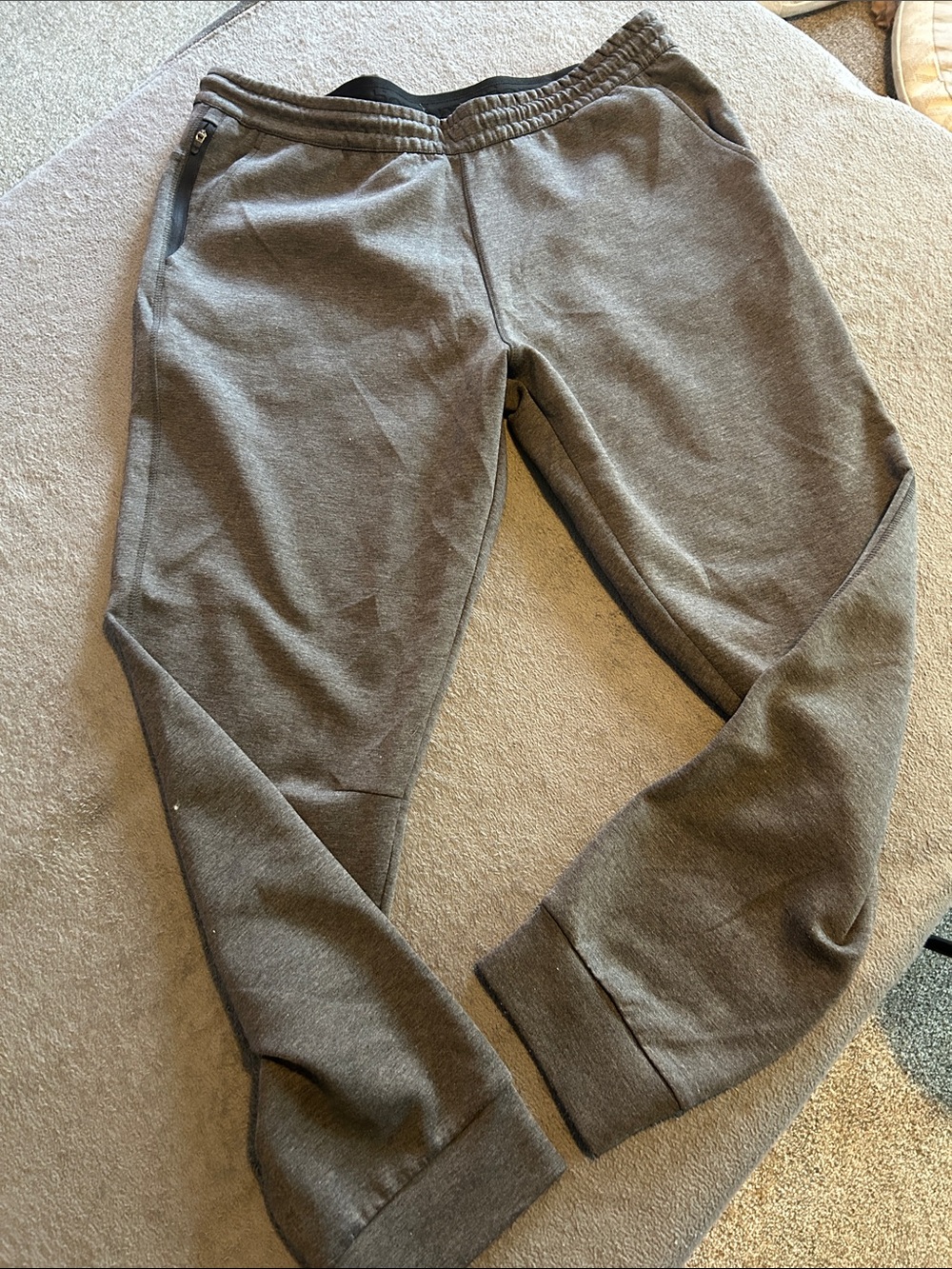 Men's Grey Athletic Jogger Sweatpants - Comfortable Everyday Wear